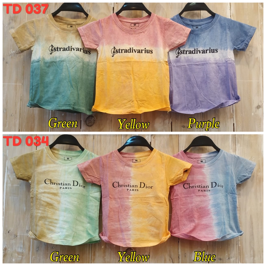 KAOS TIE DYE TUMBLR ANAK / ATASAN ANAK BRANDED PART 1