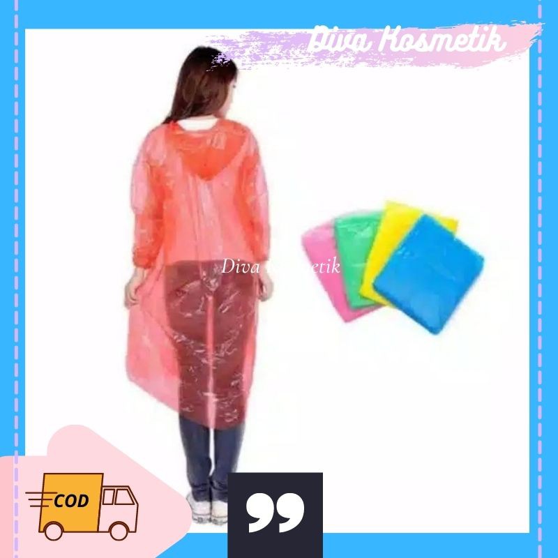 Jas Hujan Sekali Pakai / Jas Hujan Plastik / Jas hujan Plastik Sekali Pakai