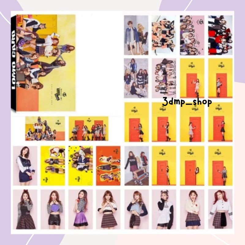 [30 lembar] lomocard lomo photo card twice coaster signal knock knock momo