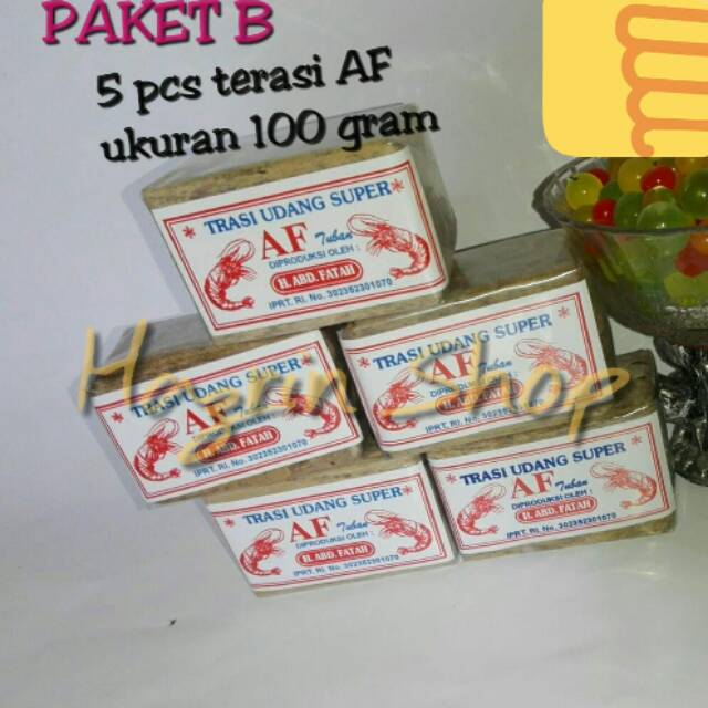 

Terasi udang Tuban Abdul Fatah 500 gram