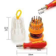 &lt;^ SJA ^&gt; Obeng Set 31  in  1 / 31 in 1 Screwdriver Handphone Elektronik HP