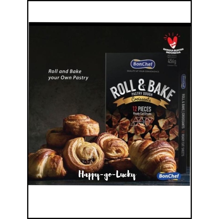 

Bonchef Roll & Bake Instant Pastry Dough Croissant 456 Gr Croisant