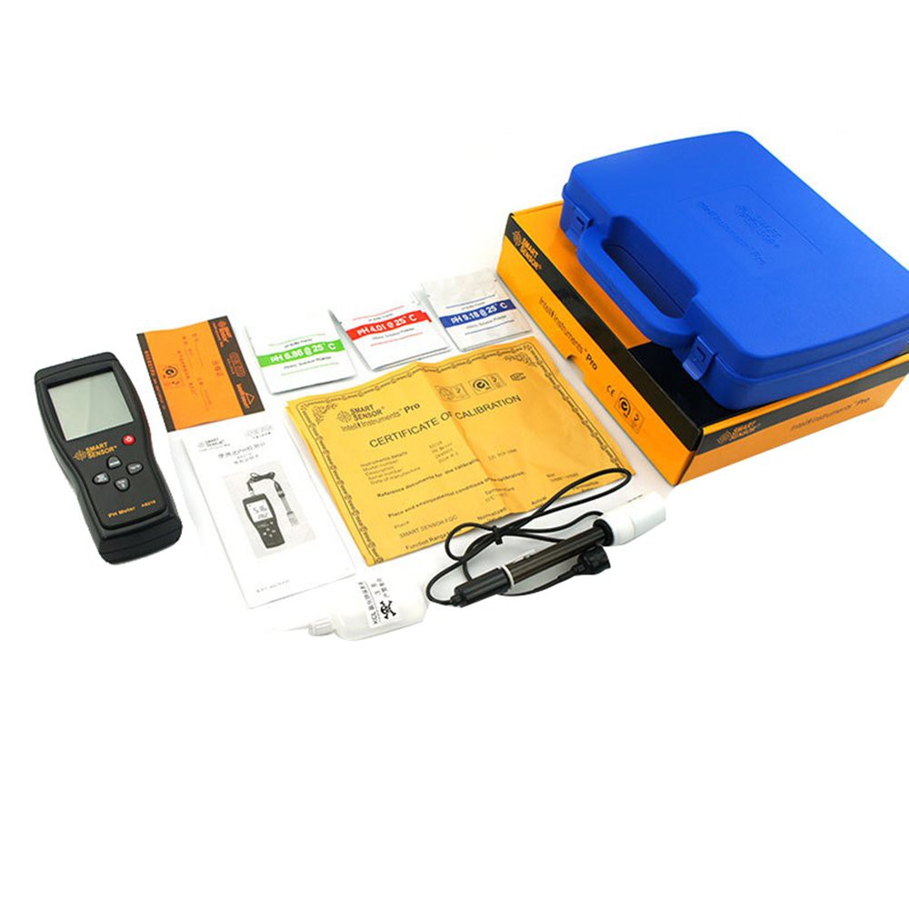 Jual PH Meter Smart Sensor AS218 with Calibration Certificate Tester