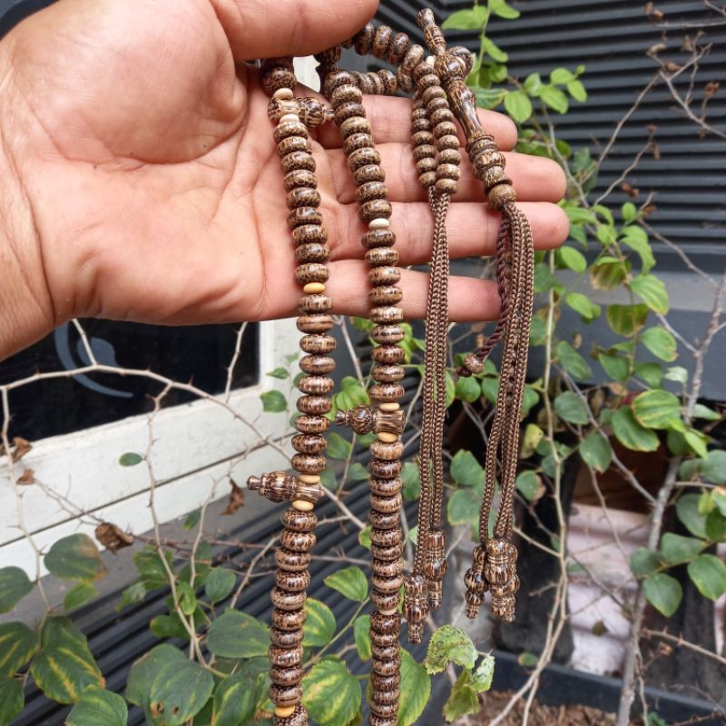 Tasbih Tijani Liwung Macan asli 10mm Tasbih Tijani Yuser