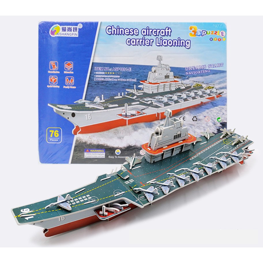 3D Puzzle Toy| Puzzle Kapal LIAONING SHIP - Pazel - Puzzle Perahu