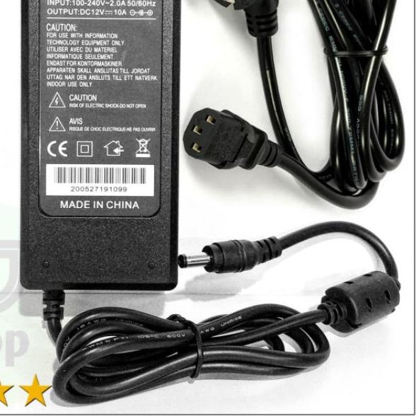 ۝ Adaptor 12V 10A AC to DC ✿