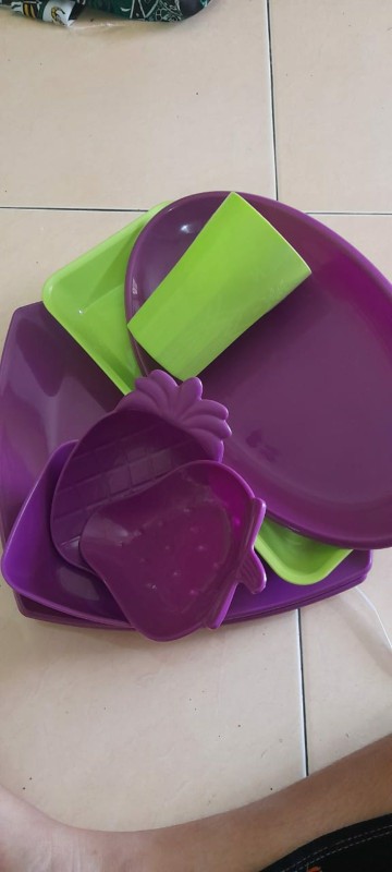 Piring Plastik Oval , Piring Ikan Golden Sunkist Pi-8006