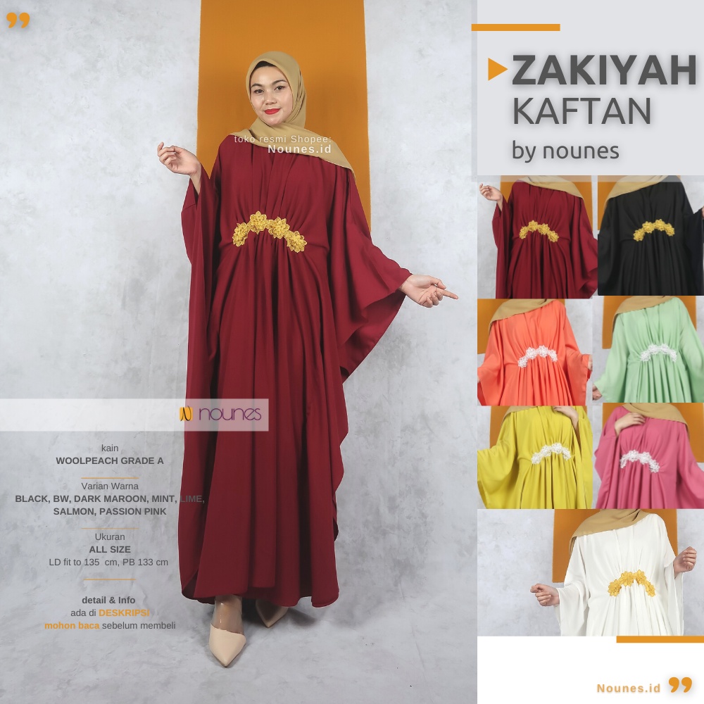 DEFECT Kaftan Zakiyah Chera Sophia Gamis Abaya Dress Reject Cacat Minor