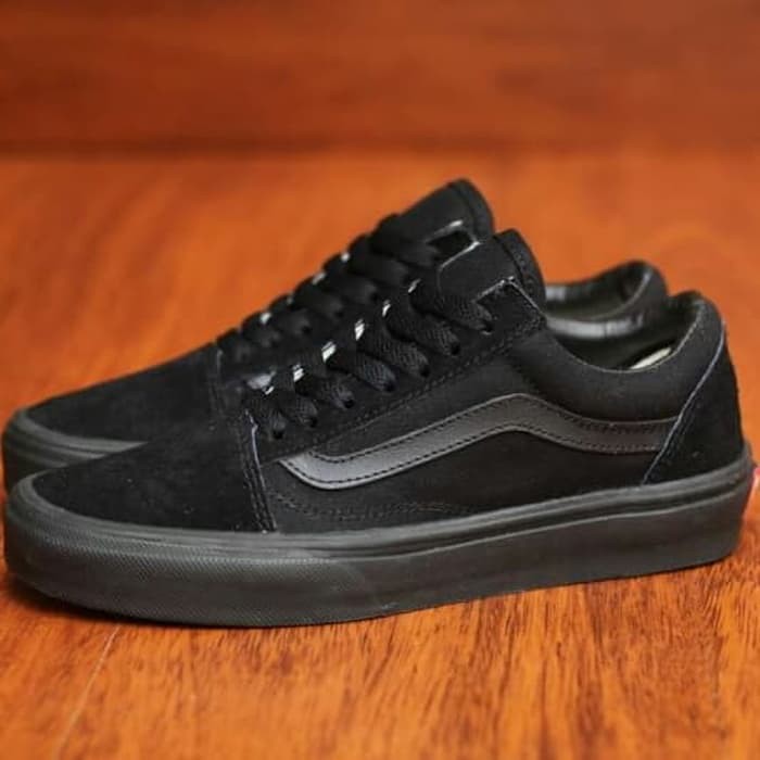 harga sepatu vans old skool full black original