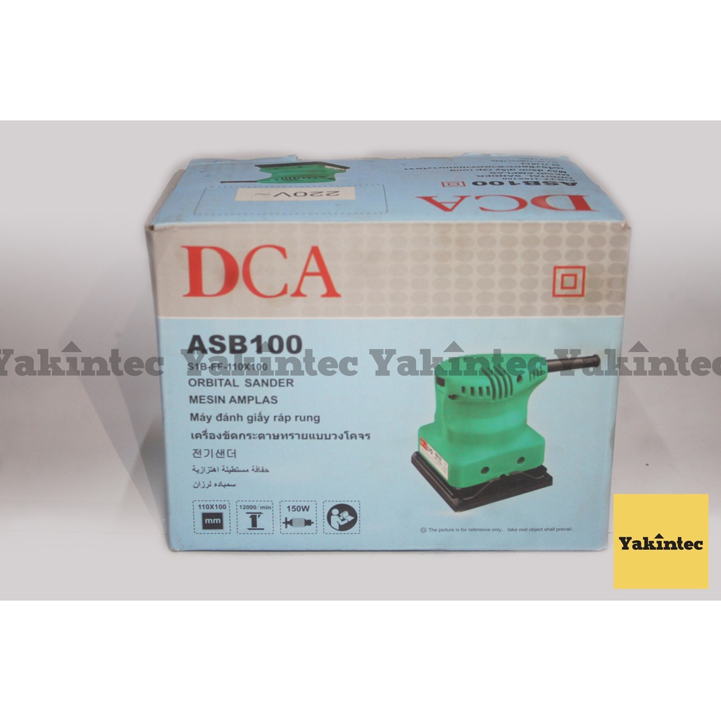 Mesin Hamplas DCA ASB-100 / Orbital Sander DCA Bergaransi