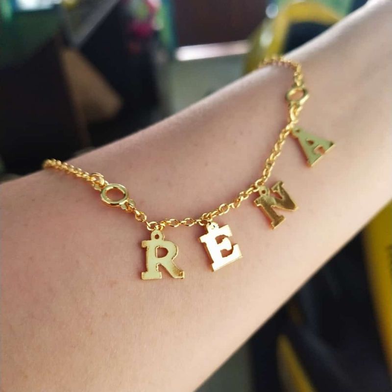Sp_do kalung wanita nama sendiri dewasa Dan anak nama unik perhiasan kalung mewah ful set perhiasan 