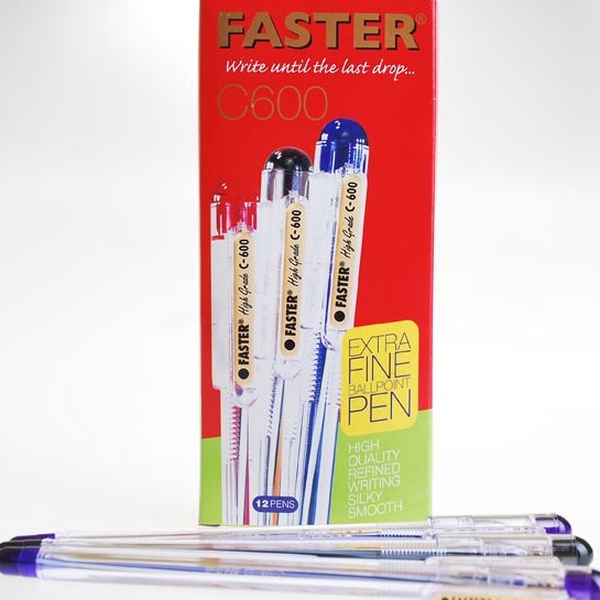 

Pulpen Faster c600 alat tulis