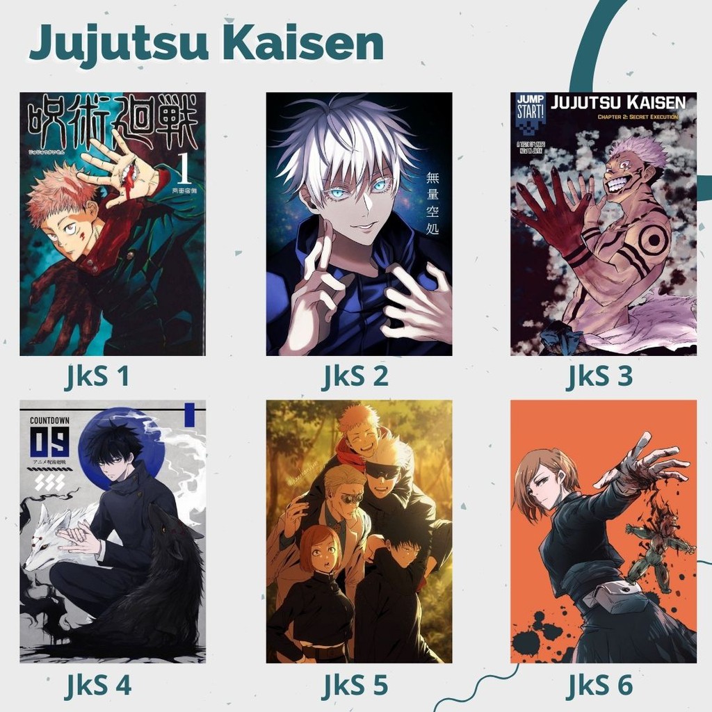 POSTER ANIME #1 (12 Free 1) - ART PAPER TEBAL - POSTER DINDING-2