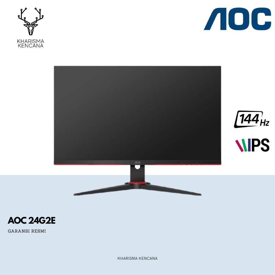 LED MONITOR Gaming AOC 24G2E 23.8inch 144Hz HDMI FHD