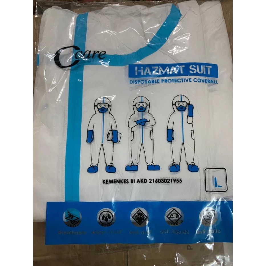 [TERMURAH] Baju APD / Hazmat/Disposable medical sterility KEMENKES RI