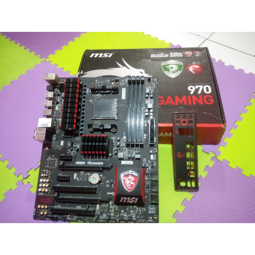 MSI 970 Gaming mainboard AMD socket AM3 plus support prosesor seri FX