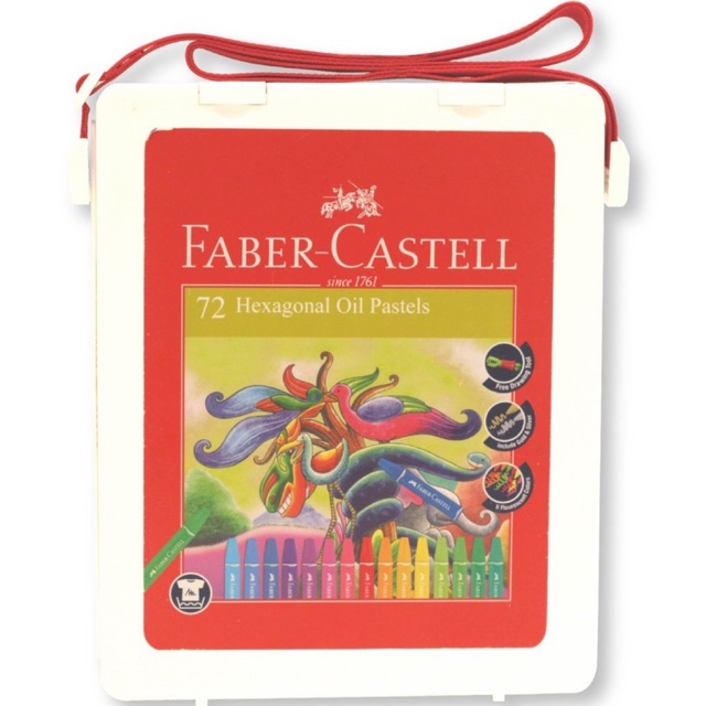 

Faber Castell Hexagonal Oil Pastels 72Color (KOTAK PUTIH)
