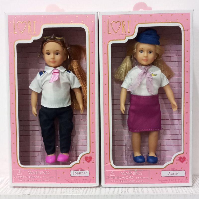 ORI original Lori Doll Joanna Aurie boneka mainan cewek hadiah kado ultah pilot pramugari edukasi