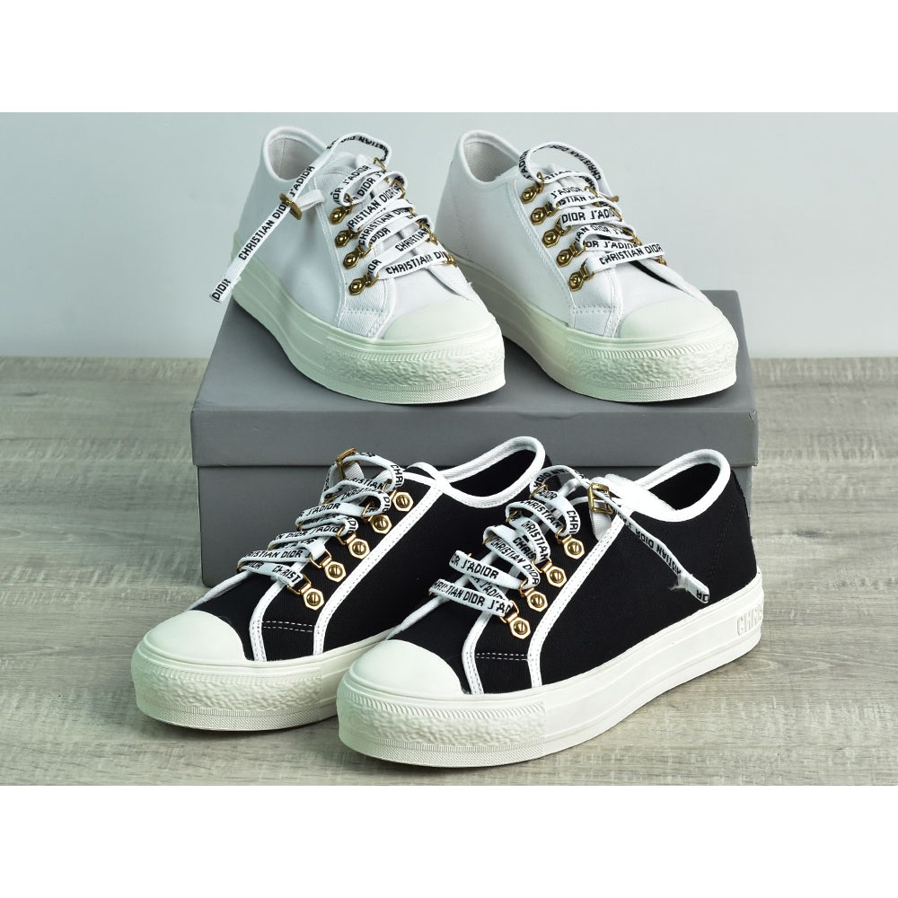 Sepatu Di*r Sneaker Walk N Top Low Canvas Semi Premium SALH-01