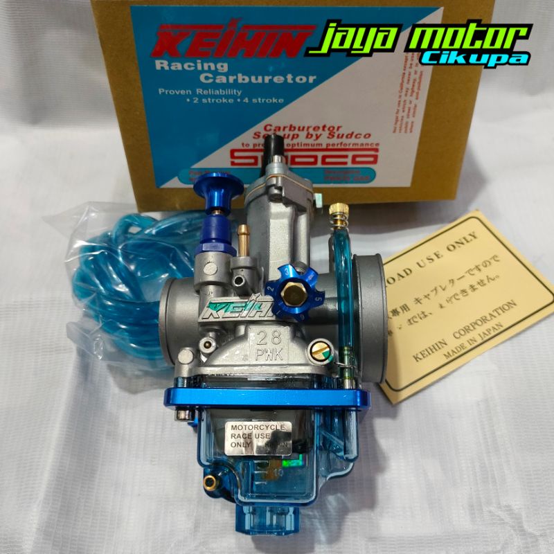 Karburator karbu Keihin Sudco PWK 28 pwk28 Blue Series transparent transparan-4
