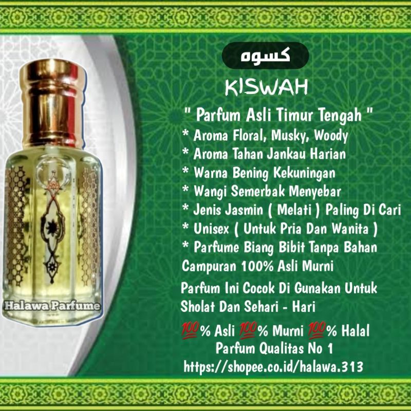 Parfum Kiswah Asli Murni Minyak Wangi Arab
