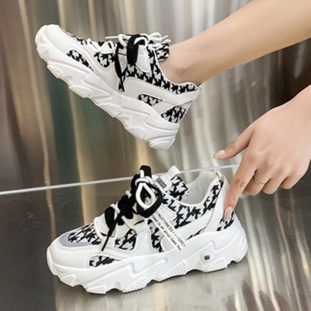 TBIG [COD] Sneakers Import Ulzzang MDR22 Sepatu Fashion Gaya Korea Style Sepatu Wanita Kuliah Kerja