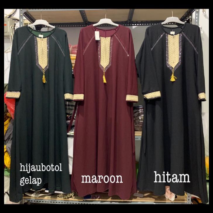 363W Gamis Jumbo/Gamis Jumbo Murah/ Five Maxi Dress Jumbo Xxl Murah D6C2