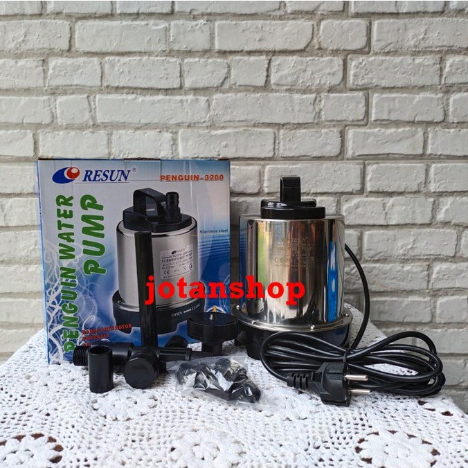 Resun Penguin 3200 Pompa Air Celup Vertical Submersible Water Pump air mancur kolam