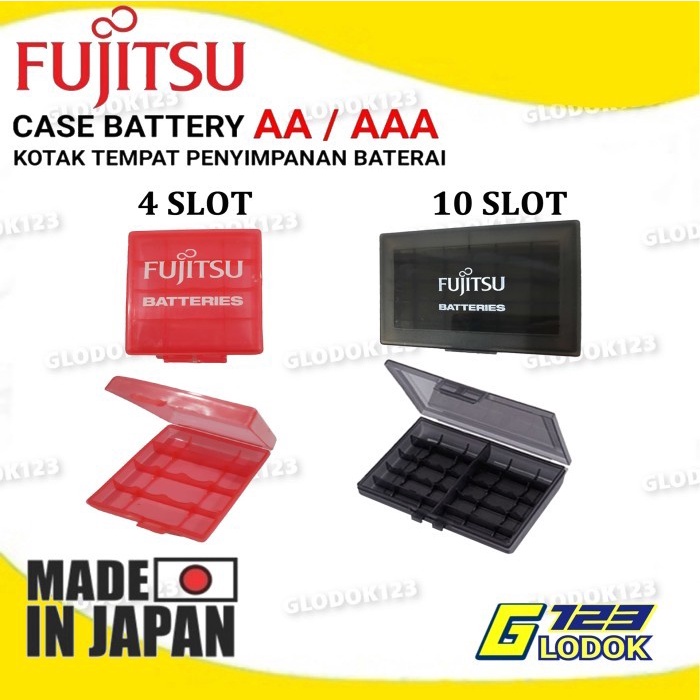 Fujitsu Case Battery Storage Kotak Baterai Tempat Batre AA/ A2 AAA A3