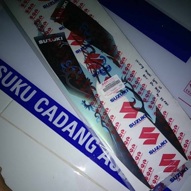 striping suzuki spin 125 biru th.2009 original SGP.