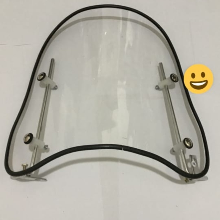 Visor Windshield Tameng Angin Universal Adjustable Winsil Visor Semua Motor Elegant Aksesoris