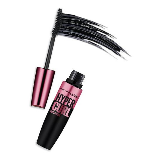 Maybelline Volum Express Hypercurl Waterproof Mascara Make Up - Black / Maskara