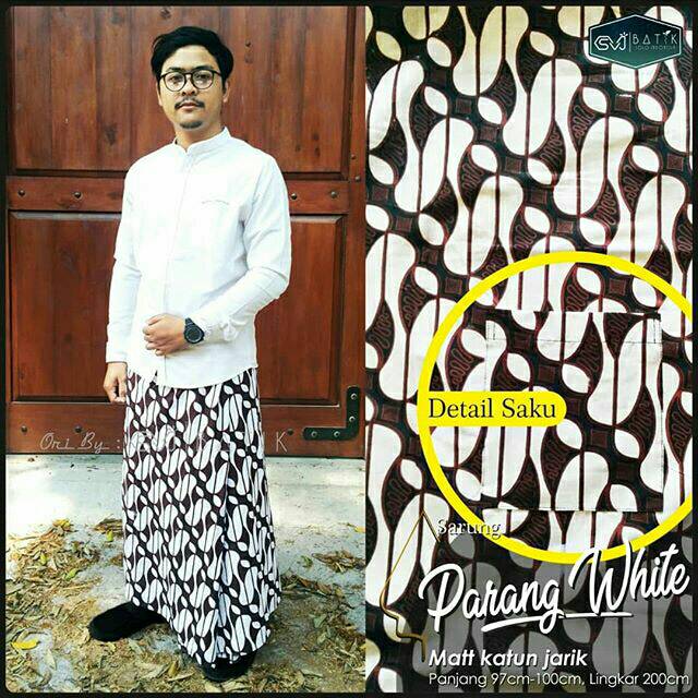 SARUNG BATIK HALUS MOTIF PARANG KATUN JARIK