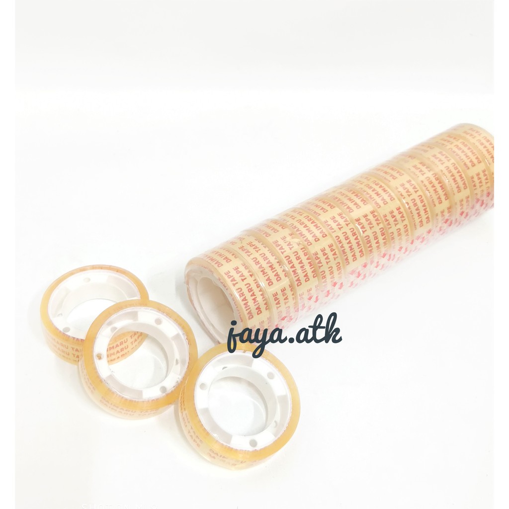 SOLASI ISOLASI BENING MINI KECIL 12MM X 10YARD ISOLASI SOLATIP KECIL MINI BENING CELLOTAPE