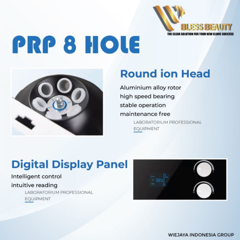 PRP 8 HOLES DIGITAL 4000 RPM CENTRIFUGE