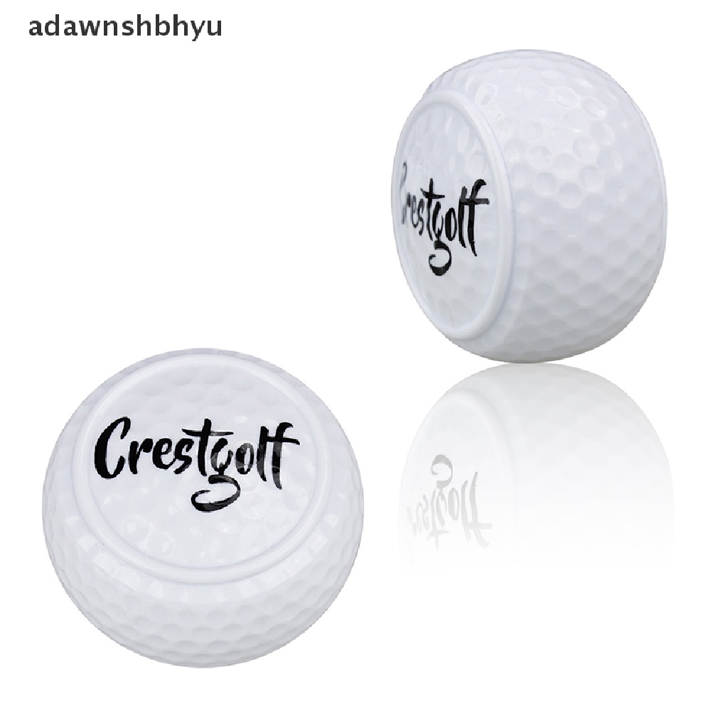 Adawnshbhyu 1pc Bola Golf Golf Untuk Pemula Bola Dua Lapis Driving Range Practice Ball