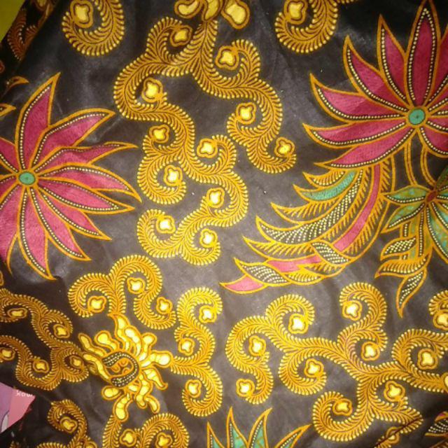 Blouse Batik Wanita Ukel Anggrek