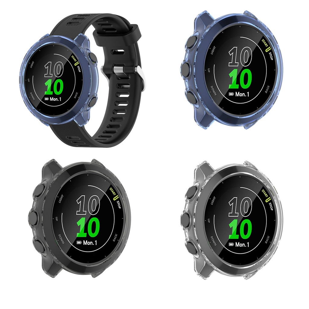 Casing Pelindung Layar Smartwatch Garmin Forerunner 55 Forerunner 158 Bahan Tpu Bumper