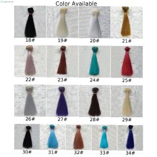 Mainan Wig Rambut Lurus 52 Warna Untuk Aksesoris Boneka Mainan Wig Rambut Lurus 52 Warna Untuk Aksesoris Boneka