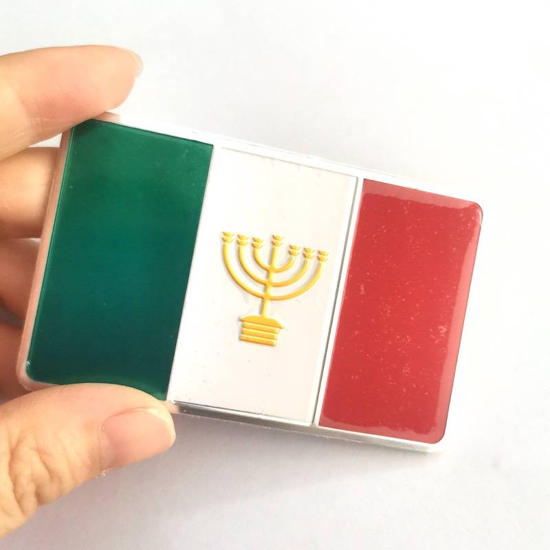 1pc Stiker Emblem Logo Iglesia Ni Cristo The Church Of Christ Bahan Aluminum