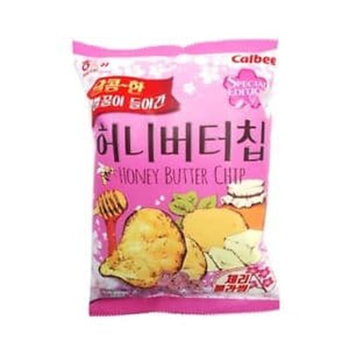 

#HANDCARRY Haitai Calbee Honey Butter Chips Sakura 60g - UFOHCR1026