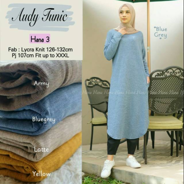 TUNIK LYCRA // AUDY TUNIK BY HANA 3
