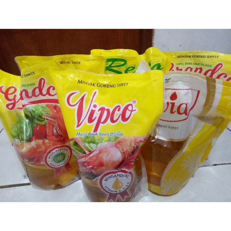 

minyak goreng 2liter merk campur 2literX3pouch