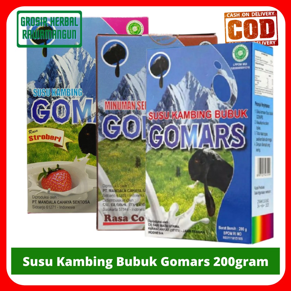 

Susu Kambing Etawa Gomars Aneka Rasa netto 200 gr