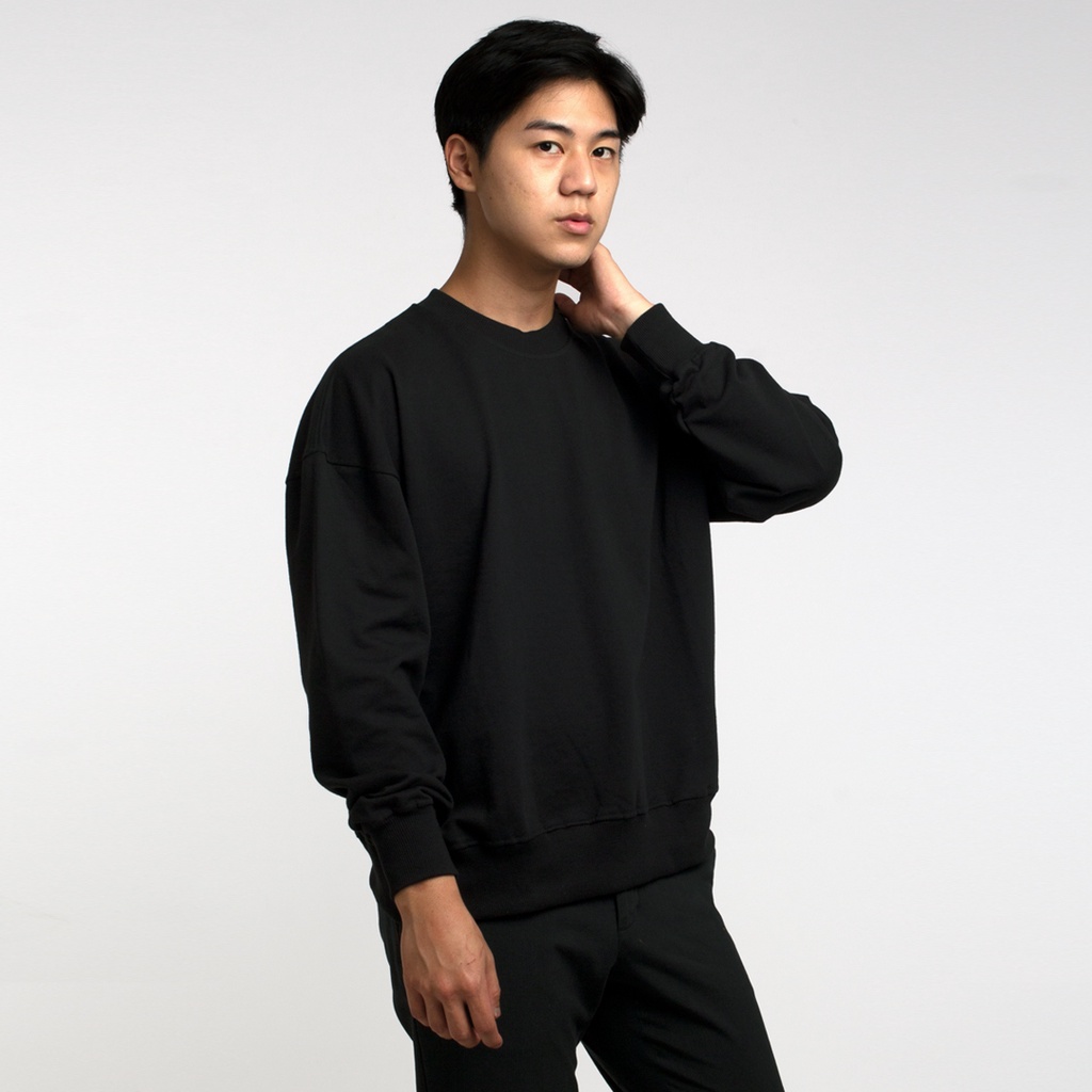 FINEWALE Neve Plain Sweats Black