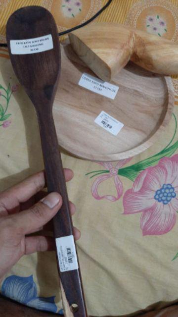 Cobek Kayu Mahoni Dan Ulegkan Kayu Jati