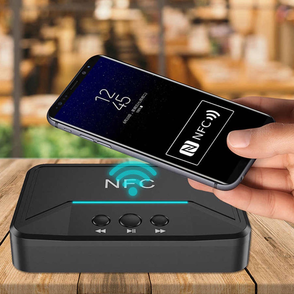 nfc Bluetooth 5.0 Wireless Audio Adapter Receiver BT200 terbaru