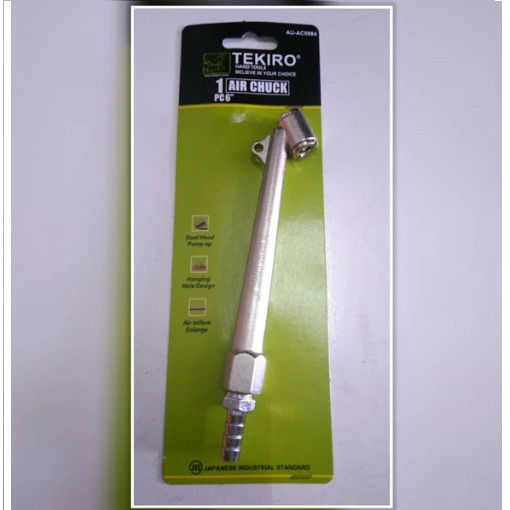 TEKIRO Air Chuck Tekiro 6 inch atau Tire Chuck Alat isi Angin Ban Air Tire Chuck