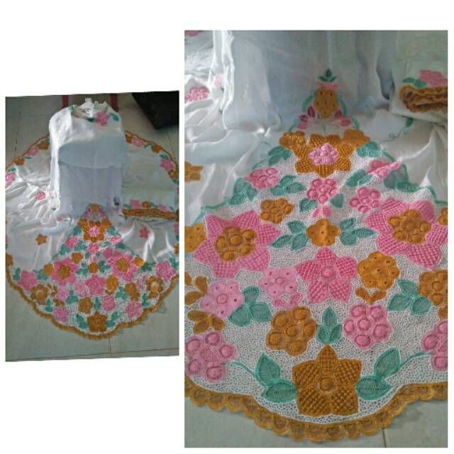 Mukena sutra kerancang original