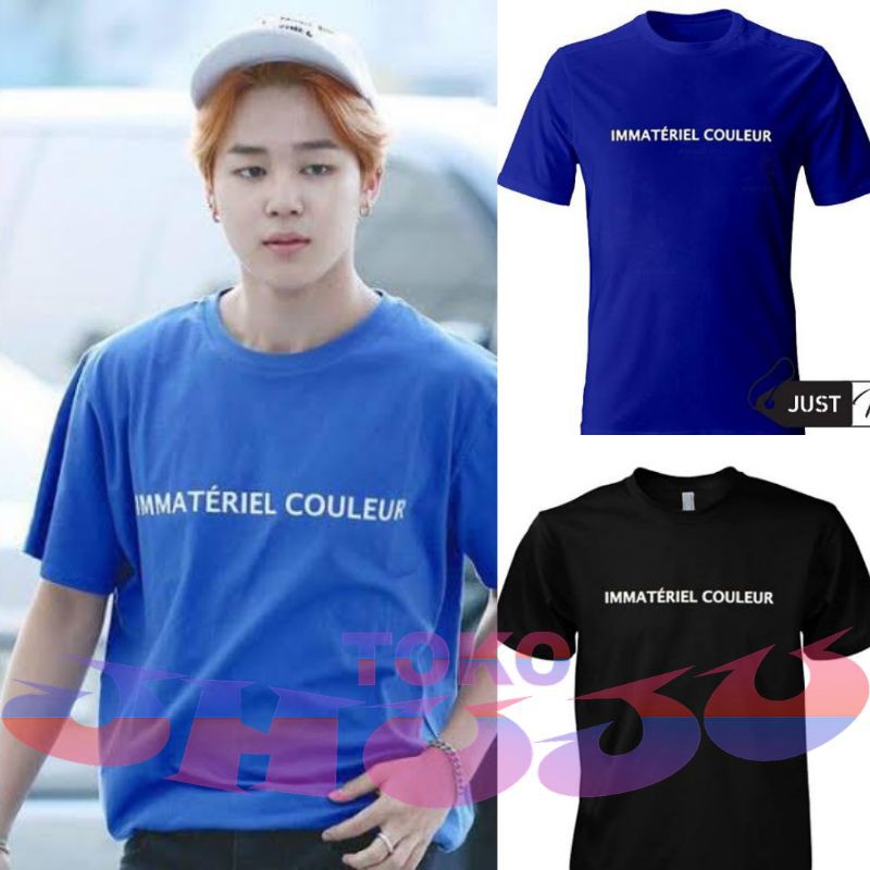 Kaos T Shirt BTS Jimin Style immateril coleur